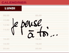 � calendrier d'amour � par yann2008