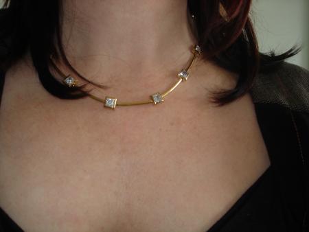 collier avec swarovsky