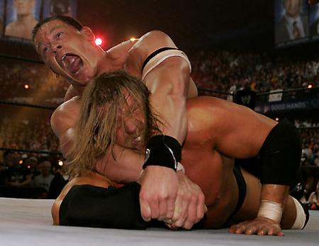 � Cena vs Triple H a Wrestlemania 22 � par tousports