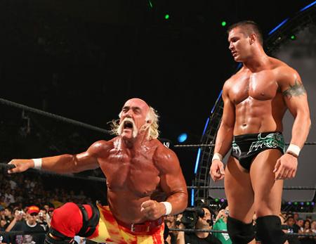 � Hulk Hogan victorieux face a Randy Orton � par tousports