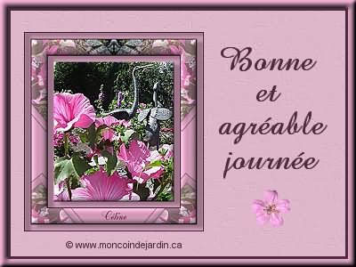 Bonne et agr&eacute;able journ&eacute;e