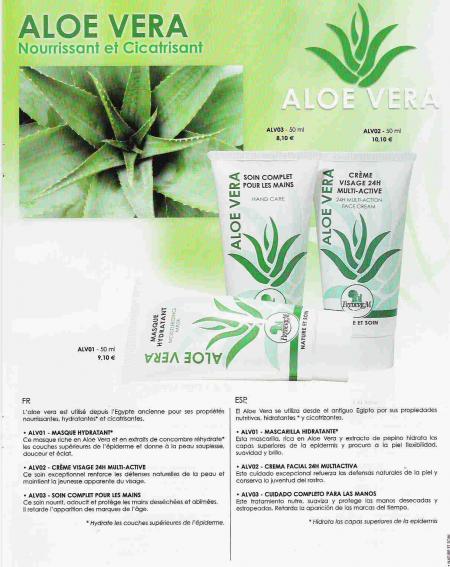 aloe vera nourrisant et cicatrisant