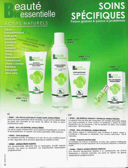 bio essentielle soins sp&eacute;cifiques