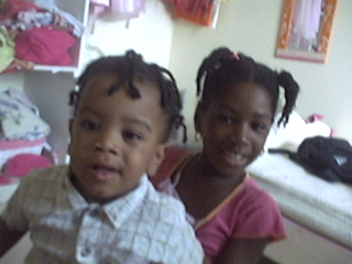 Vla mon doudou mathias et ma sista manou