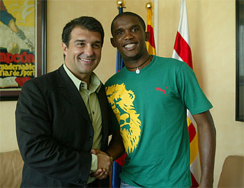 laporta et eto'o