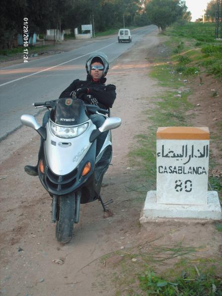 la chui a u retour a casa apr&eacute;s avoir visit&eacute; el jadida