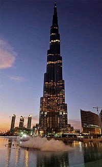 The world's tallest building will open on Monday