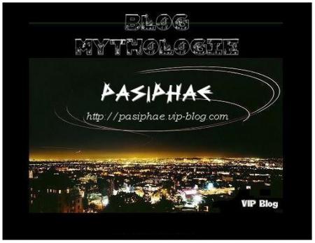 Pr&eacute;sentation du blog Mythologie de Pasiphae