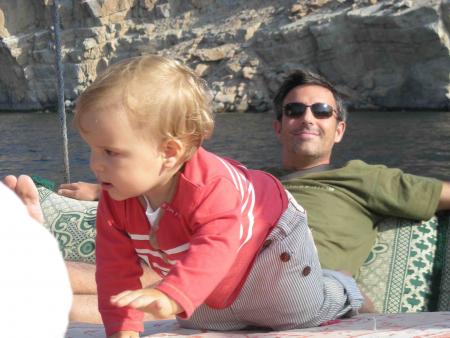 A 4 patt' sur le dhow