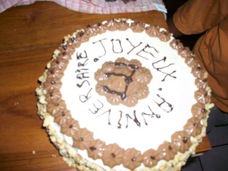 mon tout premier gateaux que j'ai cree