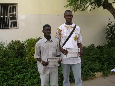 Saer fall mon ami et son copain de classe 