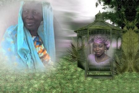 grand m&egrave;re et sa fille khady ndong