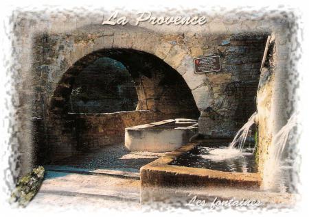 Lavoir avec vo�te et fontaine.