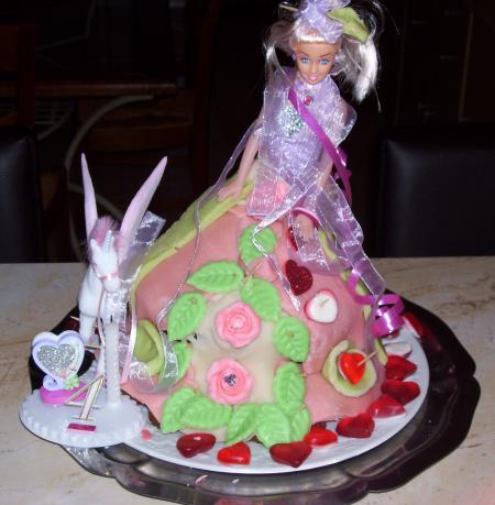 gateau princesse fait en normandie pour anniversaire 