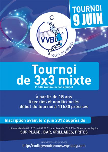 Notre tournoi annuel aura lieu le 9 juin 2012 