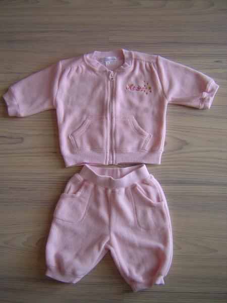 1 mois - Jogging rose moletonn� Kitchoun - 4 �