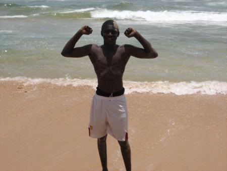 au plage de guediawaye