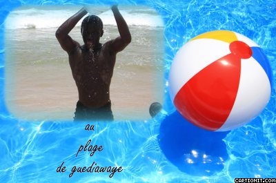 au plage de guediawaye