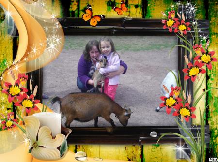 Cadeau pour mon amie Magalie et sa puce Lea.