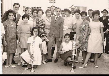 8204.MA BAR MITZVAH AU MELLAH DE RABAT EN 1962.