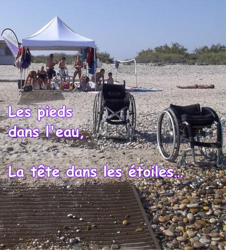 Les pieds dans l'eau