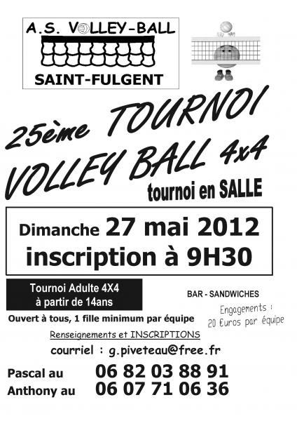 Tournoi Saint Fulgent [+ info recrutement]