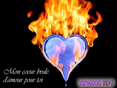 my heart burnt for you