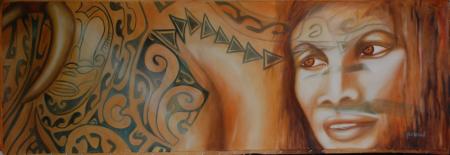 Tatoo envoutement  galerie pakalola Bora Bora