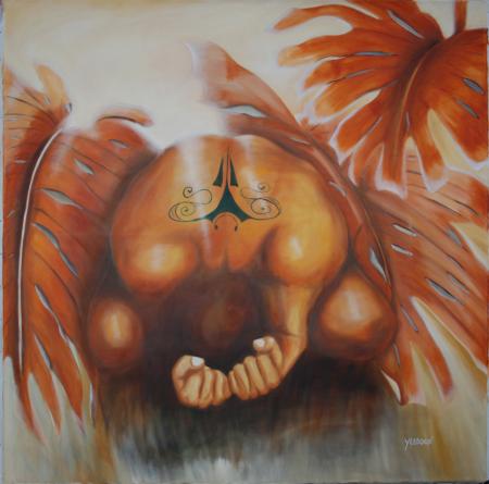 Toute puissance huile sur toile 100/100