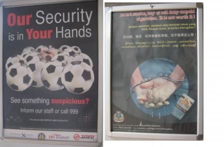 Affiches dans m&eacute;tro 1