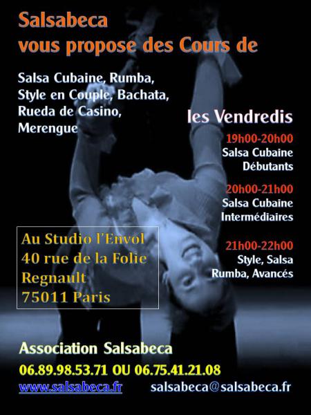 Salsa Cubaine Paris 11:  Portes Ouvertes