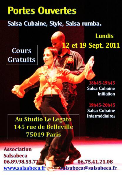 Cours Gratuits de Salsa Cubaine