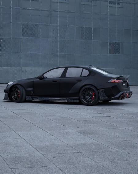 Satin Matte Black BMW M5