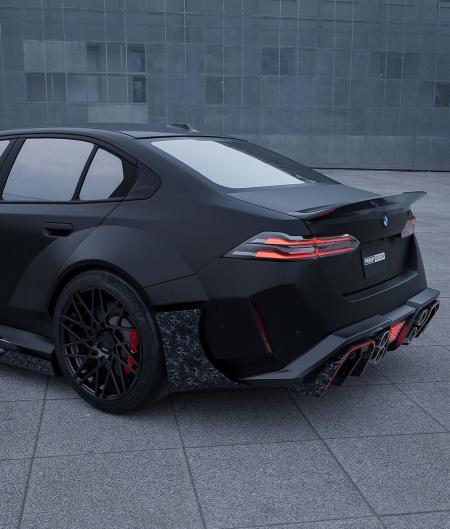 Satin Matte Black BMW M5