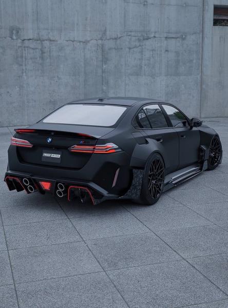 Satin Matte Black BMW M5
