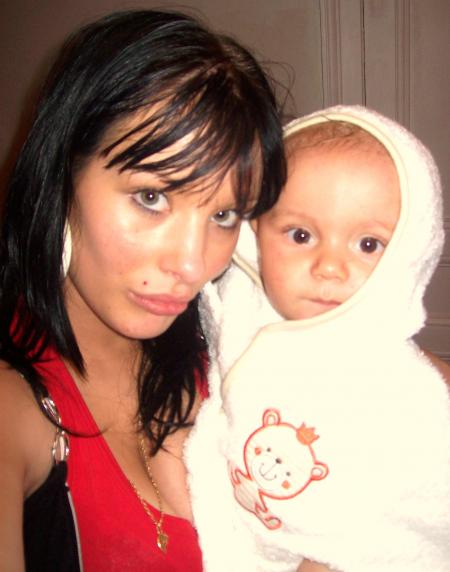 moi e mon premier fils kylian