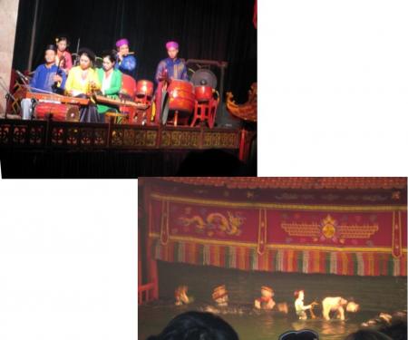 Water pupets show