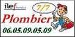 Plombier pas Cher ParisTEL 0605090509 