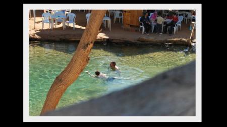 Lac naturel a Ksar Ghilane