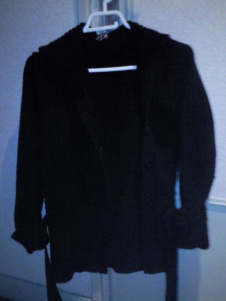 gilet long noir tres chaud pour l hiver