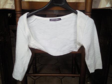PETIT BOLERO BLANC 