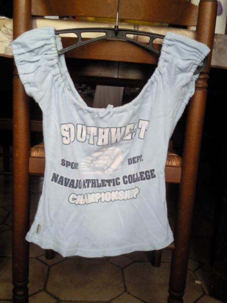 TEE SHIRT BLEU 