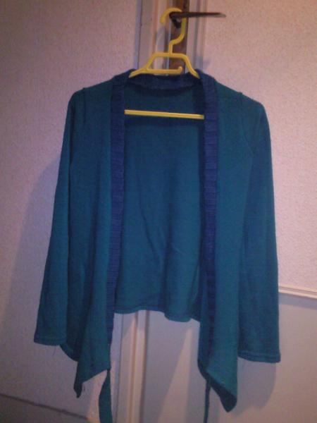 gilet turquoise