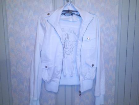 blouson/veste blanche