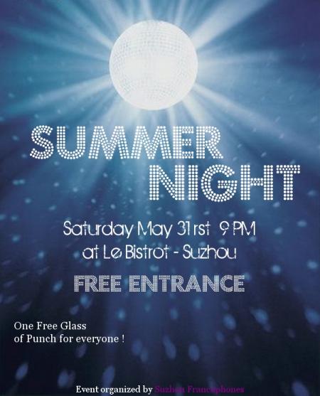 Invitation Summer Night. 31 mai 2008.