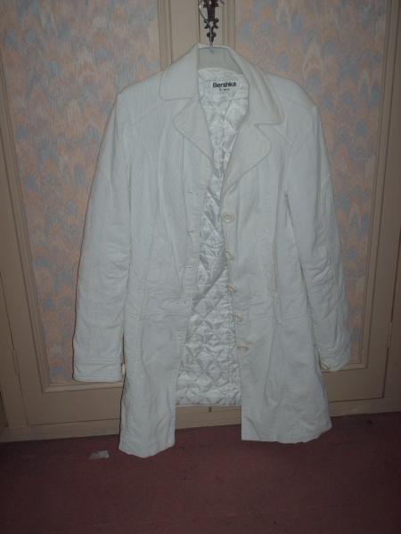 manteau blanc bershka