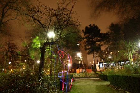 Night & light photo peinting
